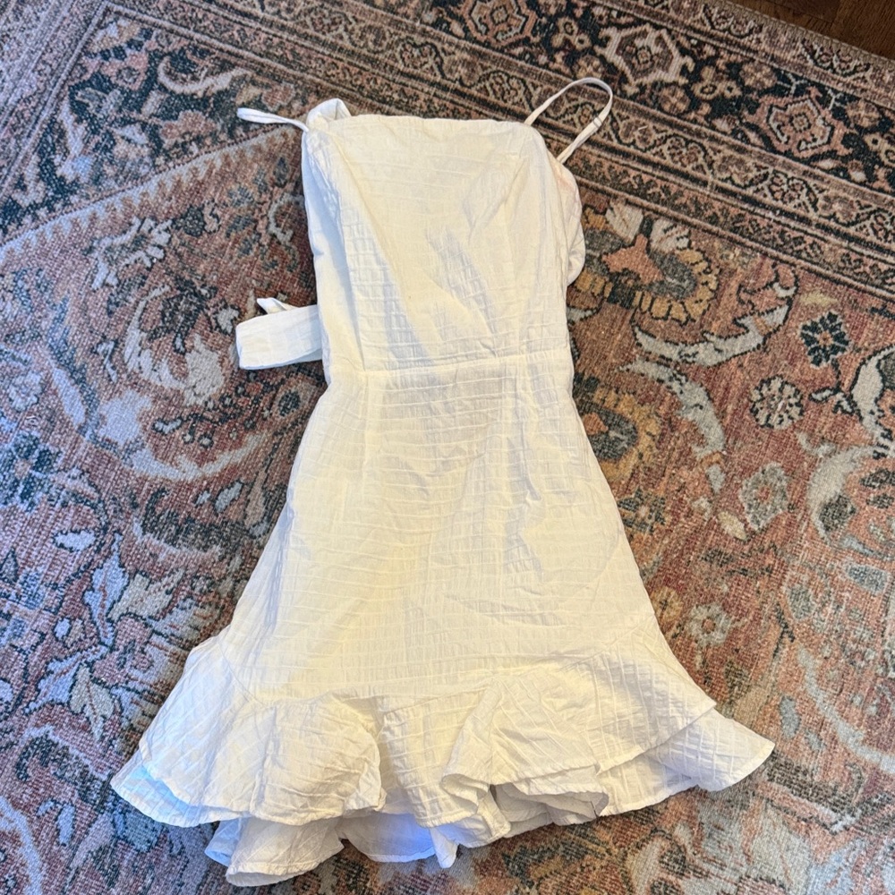 Selfie Leslie Cream Mini Dress